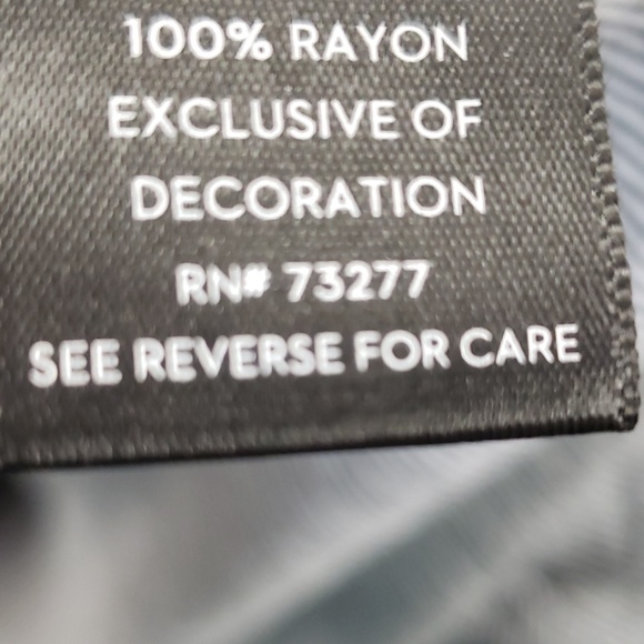 Simply Vera Vera Wang XL black white striped top - Picture 6 of 6